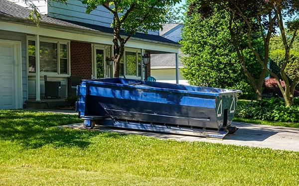 we provide residential dumpsters in various sizes for your convenience